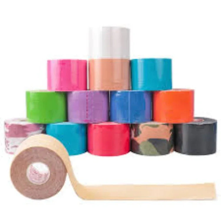 Kinesiology Support Tape for Sports Injury & Muscle Pain – Breathable Waterproof Physio Tape