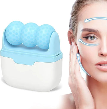 2 in 1 Ice Roller Facial Massager - Arfa Mart