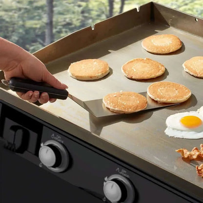 2 pcs Griddle Spatula Stainless Steel Plastic Handle - Arfa Mart