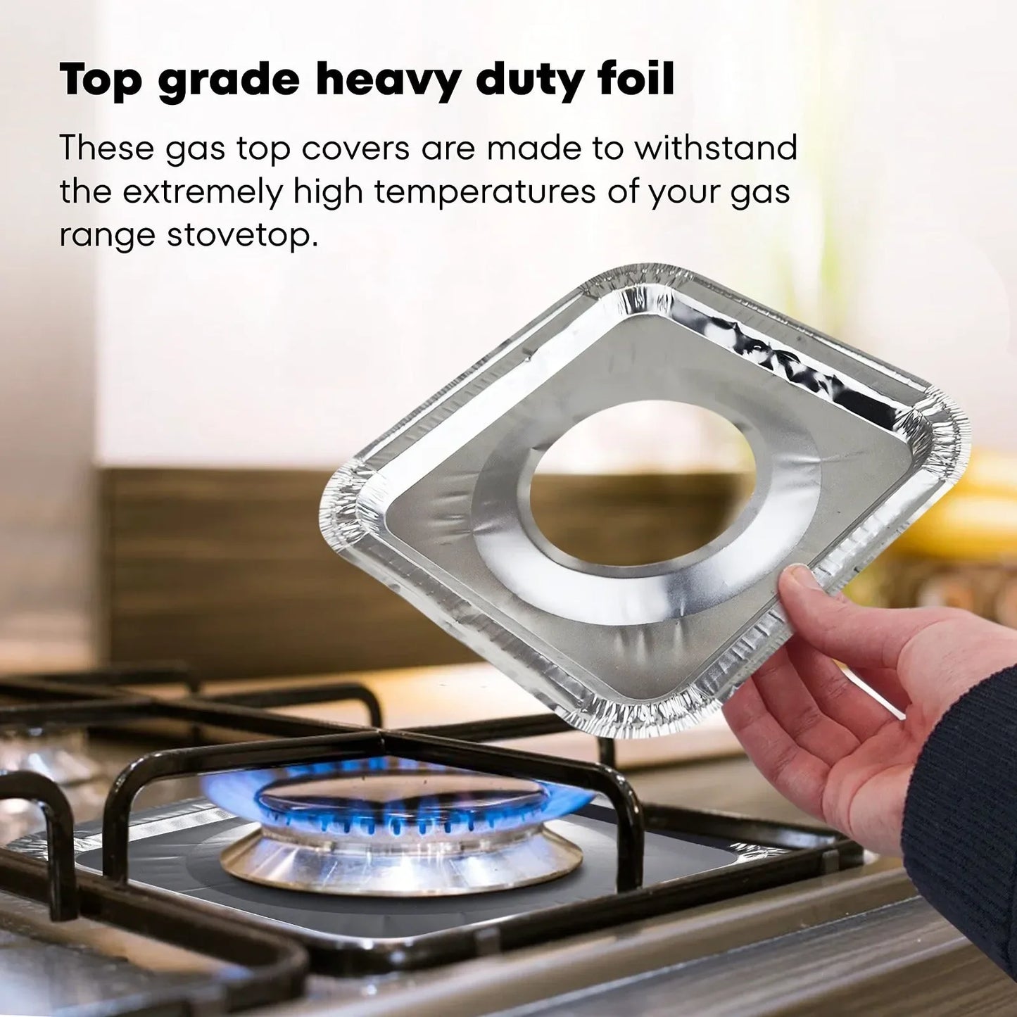 10 pcs Stove Top Cover Aluminum Foil Stove Burner - Arfa Mart