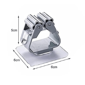 3 Pcs Wall Mounted Organizer Holder for Mops, Brooms, and Tools with Handles