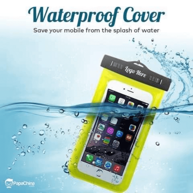Waterproof Phone Pouch Cover for Travel - Fits Phones Under 7 Inches