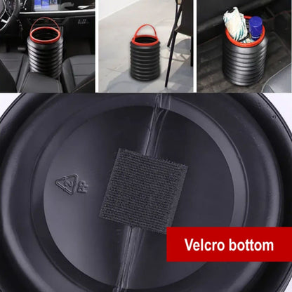 Foldable Bucket Portable Storage Mini Trash Can Multipurpose Plastic Pail