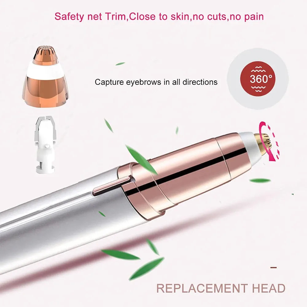 Finishing Touch Flawless Brows Eyebrow Hair Remover for Safe, Pain-Free Shaping