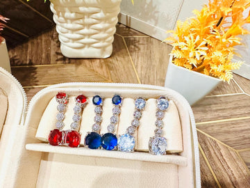 Elegant Stone Earings - Arfa Mart