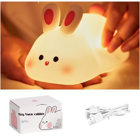 Big Face Rabbit silicone Lamp - Arfa Mart