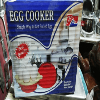 3 in 1 Electric Egg Boiler/Poacher/Cooker Vegetable Streamer-Red