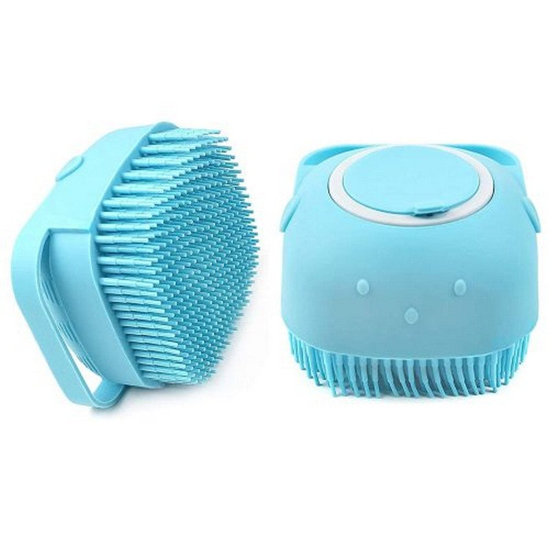 Silicone Massage Bath Brush with Liquid Soap Dispenser - 2 in 1 Function