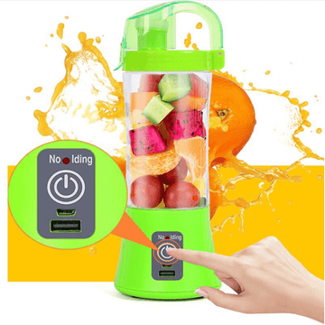 QLLIPIN QL-602 Portable Rechargeable Juice Blender with USB Charging and Safety Features