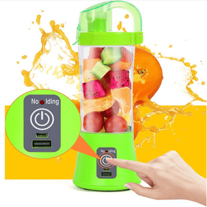 QLLIPIN QL-602 Portable Rechargeable Juice Blender with USB Charging and Safety Features