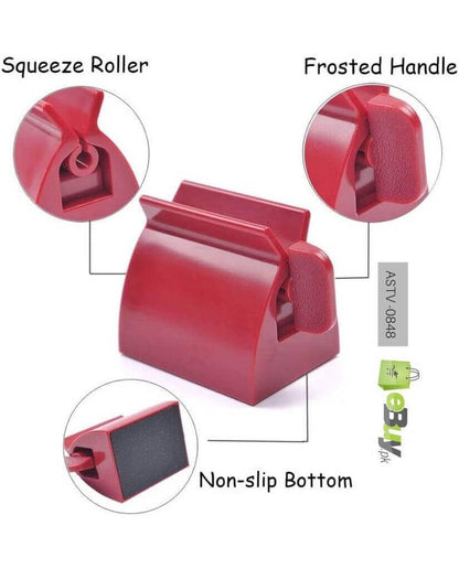 Rolling Toothpaste Squeezer ABS Heavy-Duty Tube Holder for Creams and Foams
