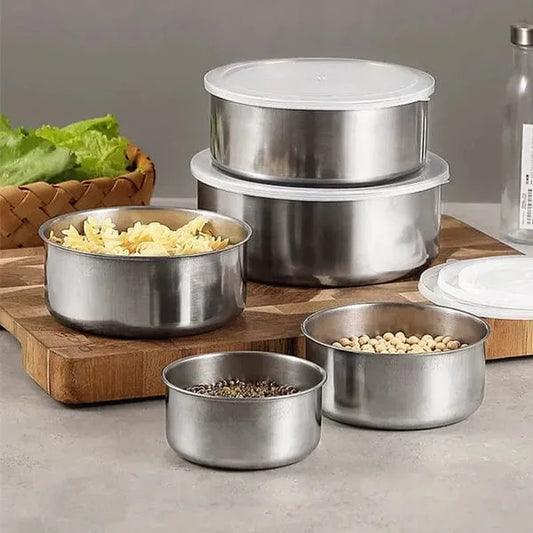 Stainless Steel 5pcs Bowl Set