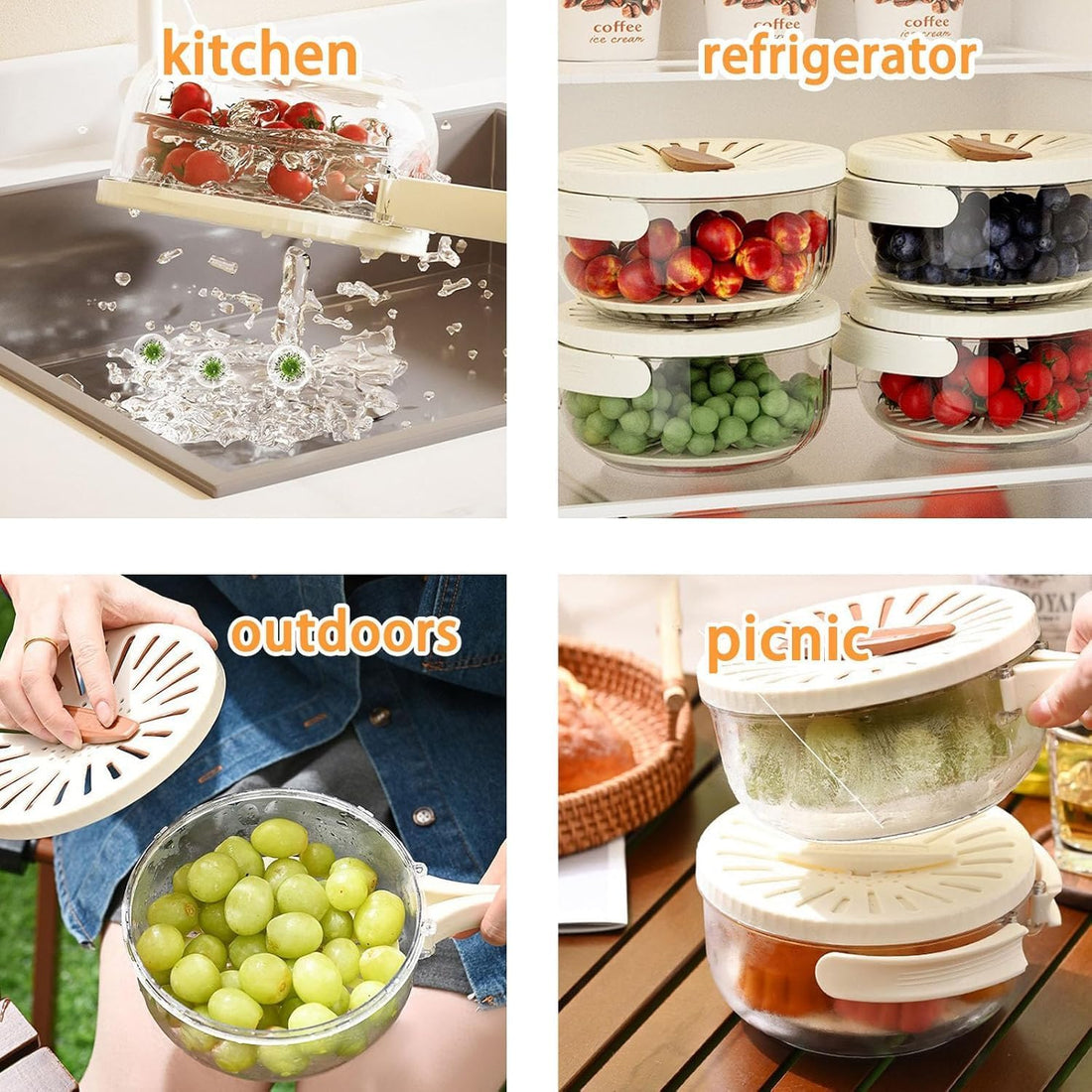 Fruits and Vegetables Washer Bowl