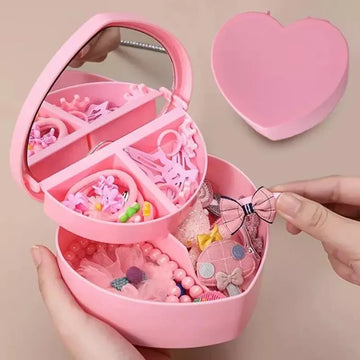Mini Heart shaped Jewelry Box - Arfa Mart