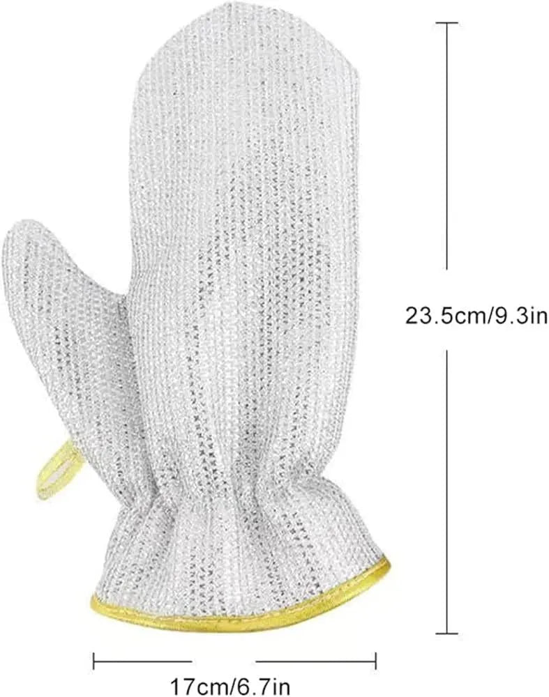 Silver Dishwashing Gloves