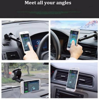 Suction Cup 360 Rotatable Car Phone Holder for Dashboard and Multi-Use