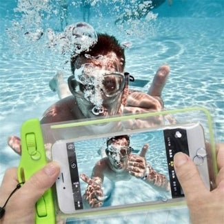Waterproof Phone Pouch Cover for Travel - Fits Phones Under 7 Inches