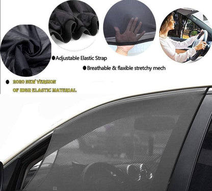 4 Pcs Universal Car Window Shade - Arfa Mart