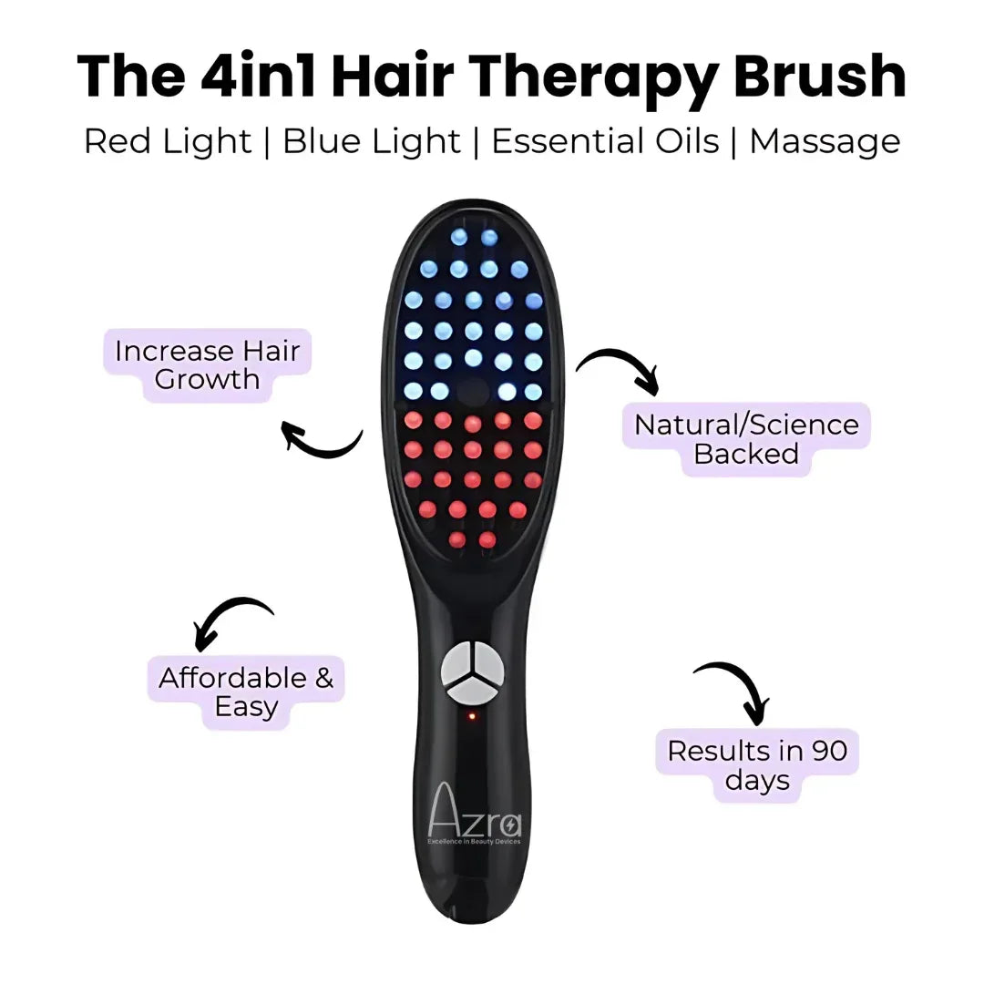 Hair Growth Brush with Steam & Vibration - Arfa Mart