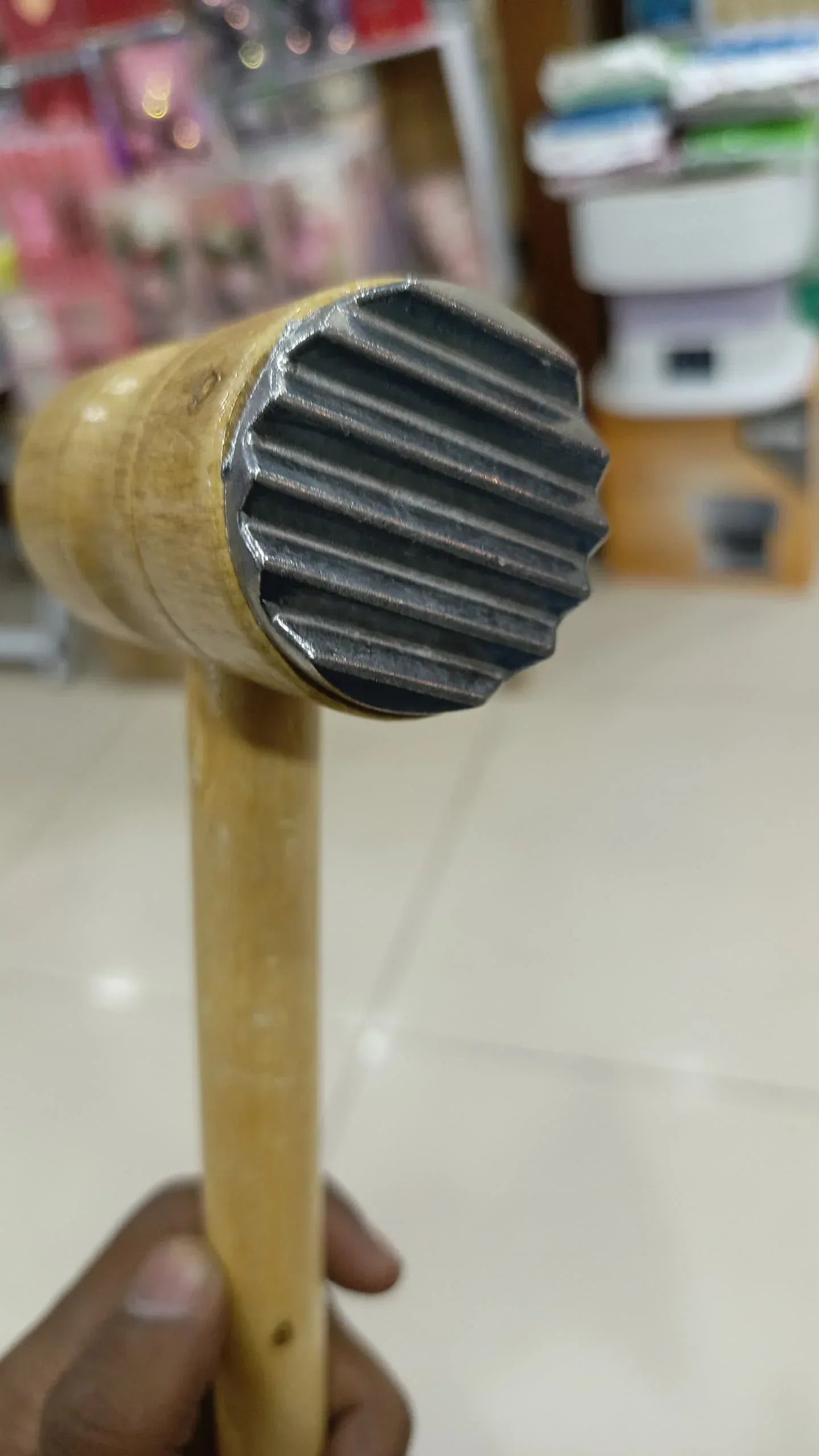 Double Sided Wooden Meat Hammer - Arfa Mart