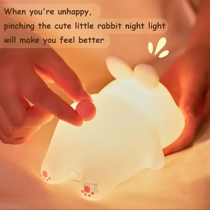 Big Face Rabbit silicone Lamp - Arfa Mart
