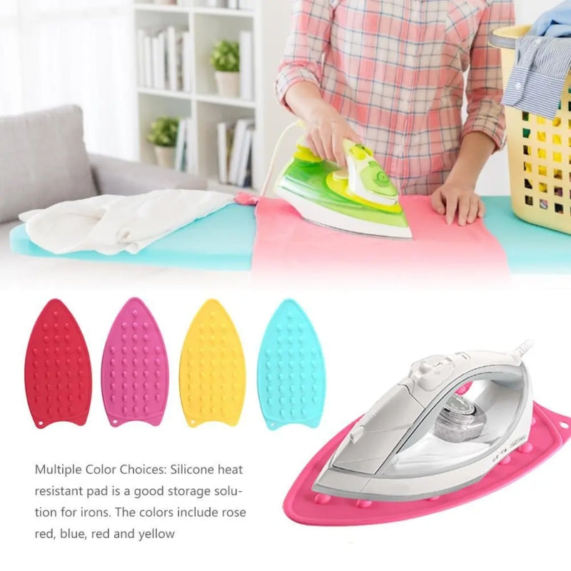 Silicone Heat Resistant Iron Stand Mat Pad with Non-Slip Surface, Up to 220C