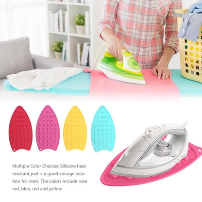 Silicone Heat Resistant Iron Stand Mat Pad with Non-Slip Surface, Up to 220C