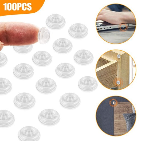 Sound Vibration Absorber Bumper Pad for Cabinet Doors - Pack of 2