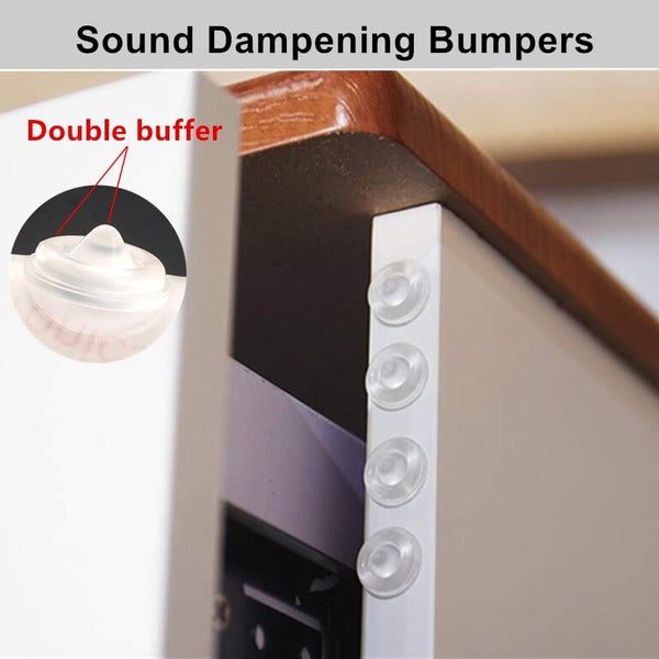 Sound Vibration Absorber Bumper Pad for Cabinet Doors - Pack of 2