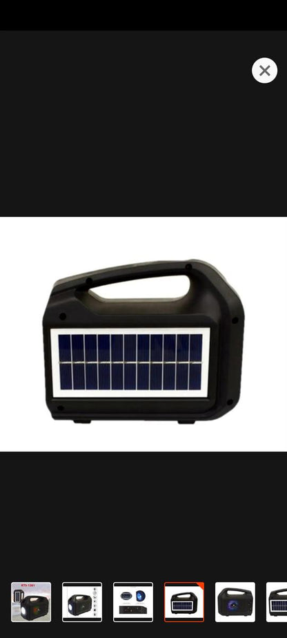Wireless Portable Speaker with Solar panels