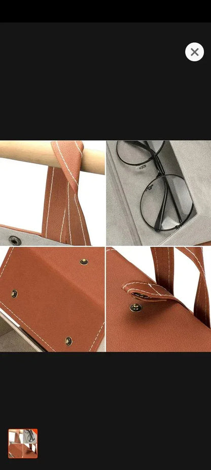 Leather Sun Glasses Organizers - Arfa Mart