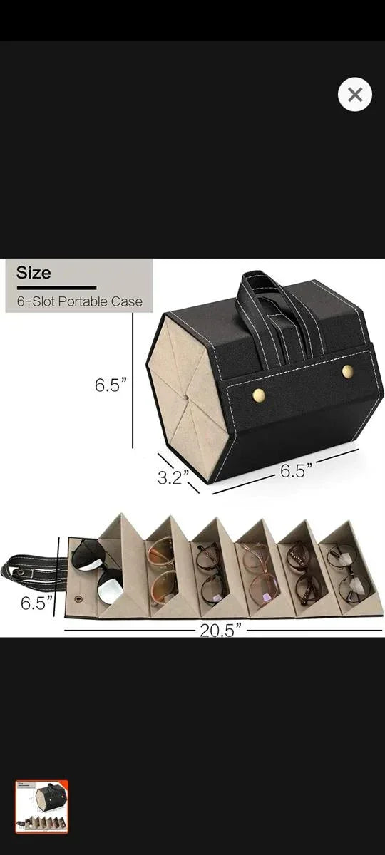 Leather Sun Glasses Organizers - Arfa Mart