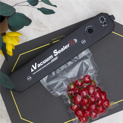 Food Saver Vacuum Sealer-Electric with 5 Vacuum Bags, Preserves Food Fresh Up to 5x Longer