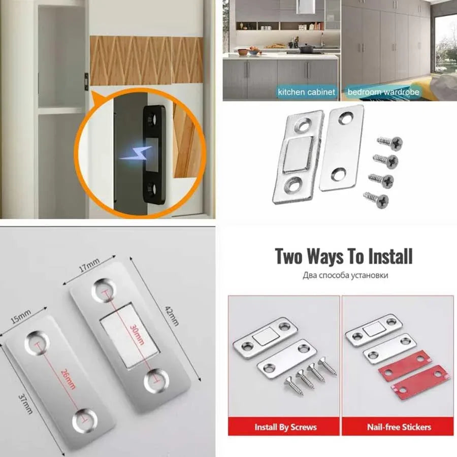 Self-Adhesive Magnetic Drawer/Cabinet Catcher - Arfa Mart