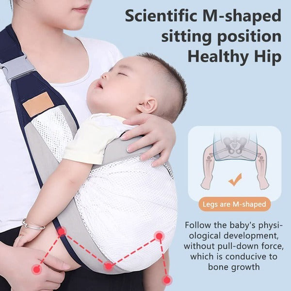 Breathable Baby Mesh Carrier Sling for Hands-Free Comfort and Support