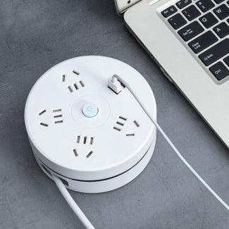 16.5 Feet Long Electrical Foldable Extension 3 USB Socket - Arfa Mart