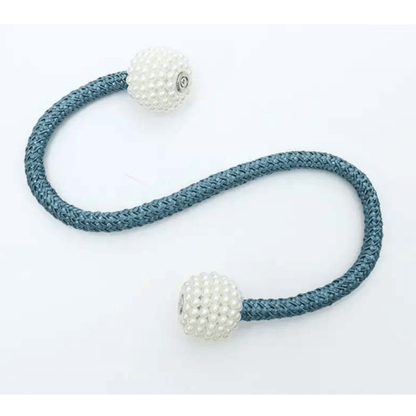 2 pcs Magnetic Pearl Curtain Buckle Clips for Easy Curtain Styling