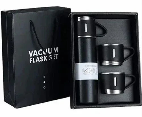 Stainless Steel Vacuum Flask Bottle Set - Arfa Mart
