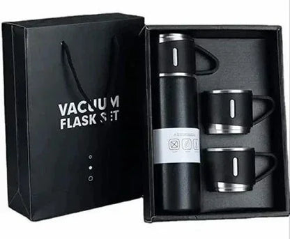 Stainless Steel Vacuum Flask Bottle Set - Arfa Mart