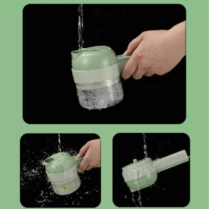 4 in 1 Handheld Electric Food Chopper with Ergonomic Design and Easy Cleaning