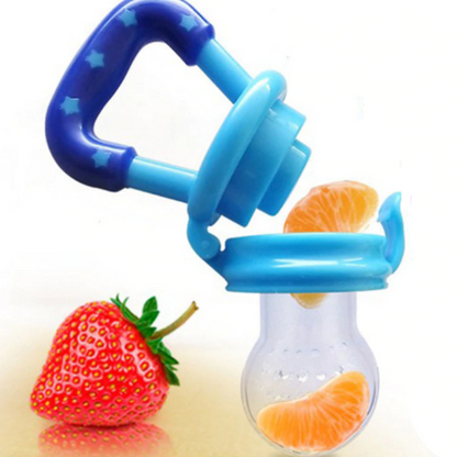 Fresh Fruit Pacifier for Babies 6-12 Months - BPA-Free Silicone Teether